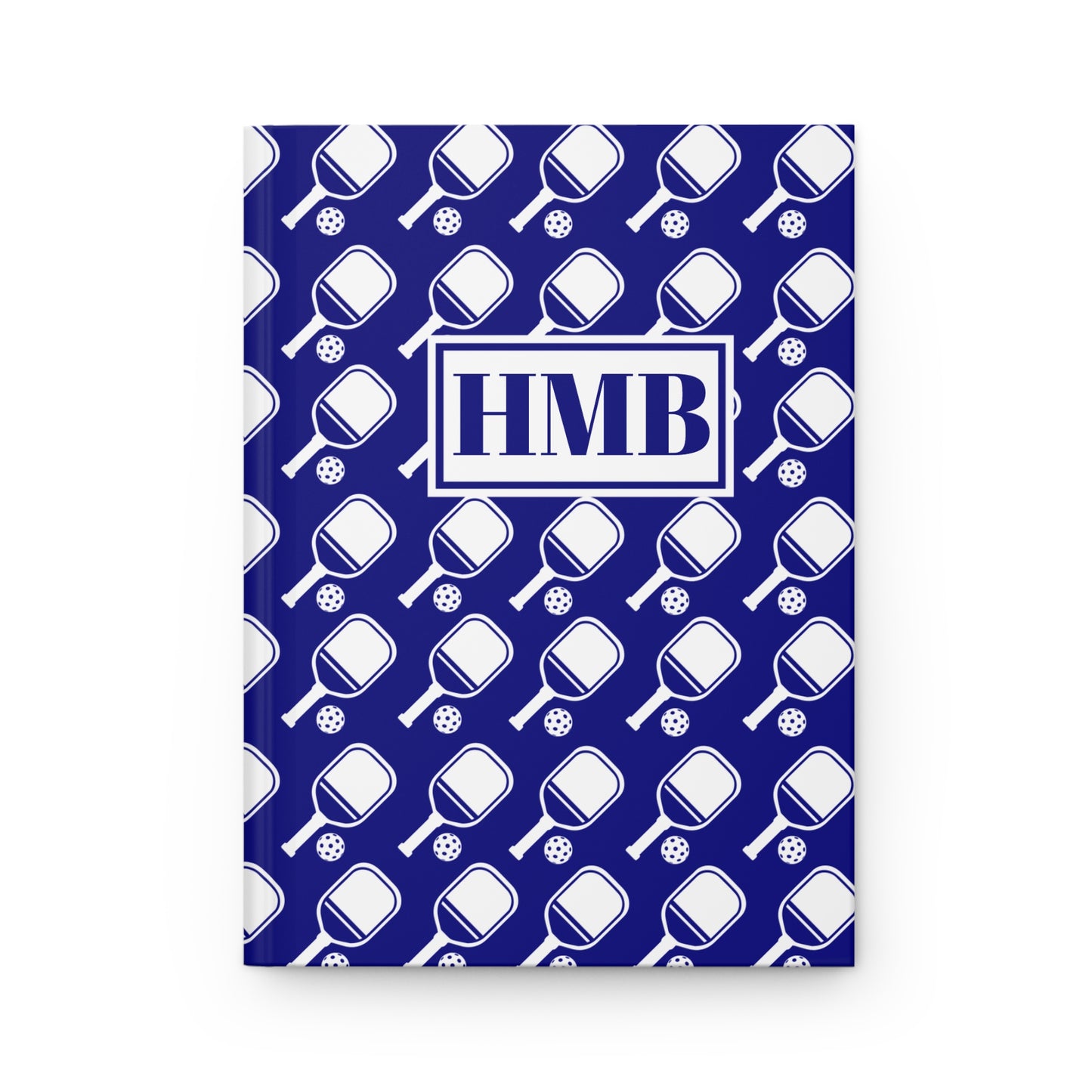 Monogram Pickleball Paddle Hardcover Journal