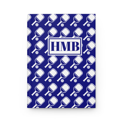 Monogram Pickleball Paddle Hardcover Journal