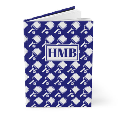 Monogram Pickleball Paddle Hardcover Journal