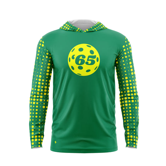 '65 Pickleball Performance Hoodie in Green
